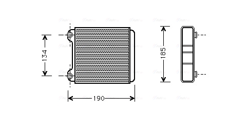 Kachelradiateur Ava Cooling AI6183