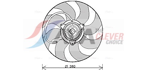 Ventilatorwiel-motorkoeling Ava Cooling AI7513