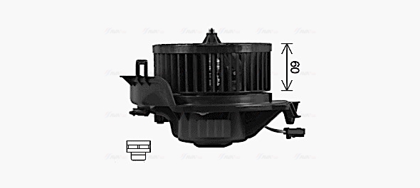 Ava Cooling Kachelventilator AI8445