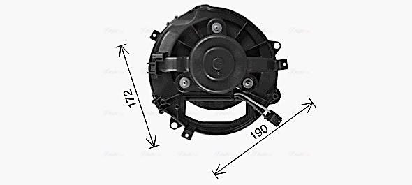 Kachelventilator Ava Cooling AI8445