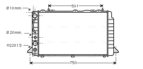 Radiateur Ava Cooling AIA2089