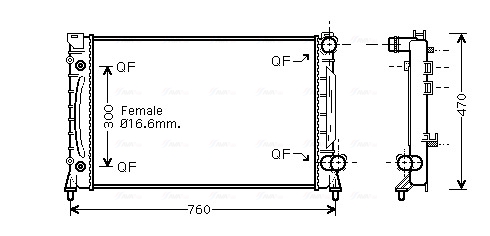 Radiateur Ava Cooling AIA2158