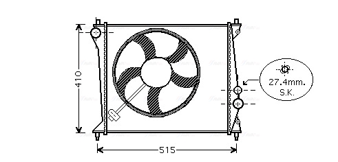 Radiateur Ava Cooling AIA2213