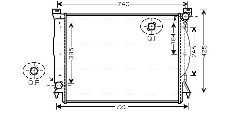 Radiateur Ava Cooling AIA2245