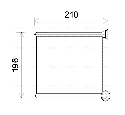 Kachelradiateur Ava Cooling AIA6385