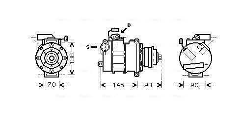 Airco compressor Ava Cooling AIAK280