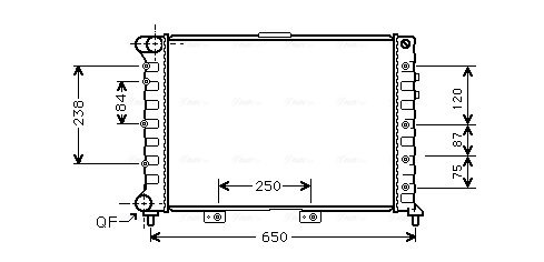 Radiateur Ava Cooling AL2029