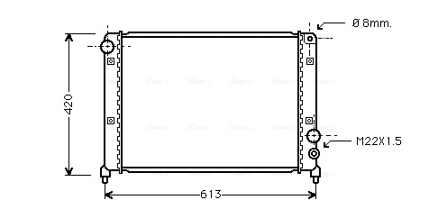 Radiateur Ava Cooling AL2031