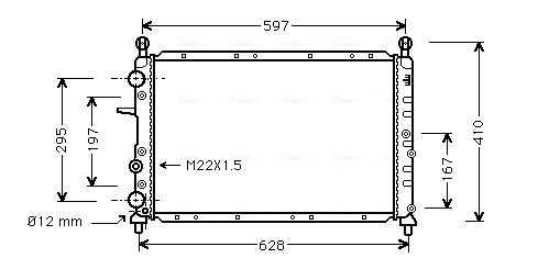 Radiateur Ava Cooling AL2051