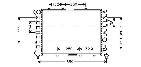 Radiateur Ava Cooling ALA2057