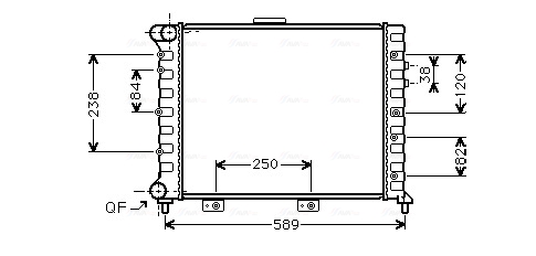 Radiateur Ava Cooling AL2069