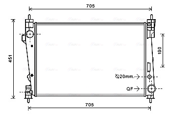 Radiateur Ava Cooling AL2123