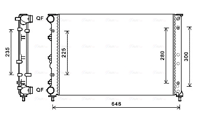 Radiateur Ava Cooling AL2144