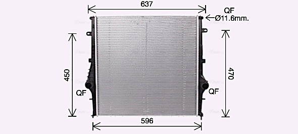 Radiateur Ava Cooling AL2146