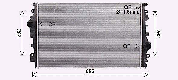 Radiateur Ava Cooling AL2147