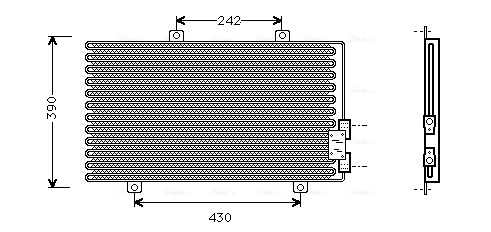 Airco condensor Ava Cooling AL5063