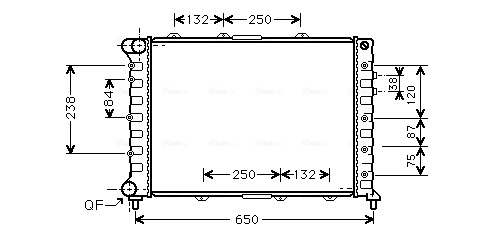 Radiateur Ava Cooling ALA2038