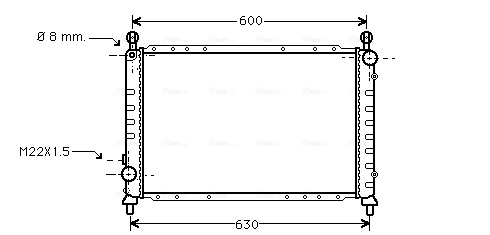 Radiateur Ava Cooling ALA2076