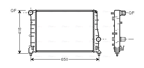 Radiateur Ava Cooling ALA2084