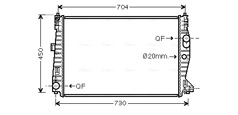 Radiateur Ava Cooling ALA2132