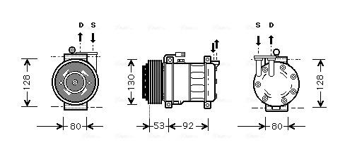 Airco compressor Ava Cooling ALAK009