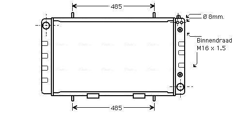 Radiateur Ava Cooling AU2064