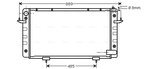 Radiateur Ava Cooling AU2099