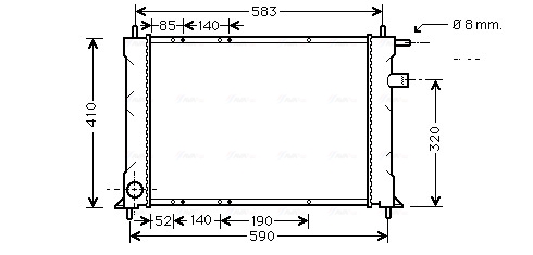 Radiateur Ava Cooling AU2111