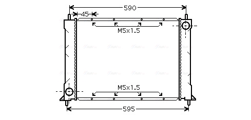 Radiateur Ava Cooling AU2119