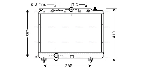 Radiateur Ava Cooling AU2154