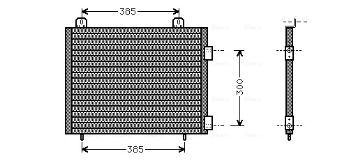 Airco condensor Ava Cooling AU5141