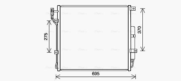 Airco condensor Ava Cooling AU5227D