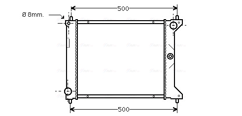 Radiateur Ava Cooling AUA2096