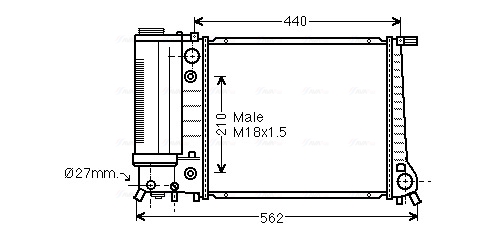 Radiateur Ava Cooling BW2082