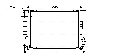 Radiateur Ava Cooling BW2086