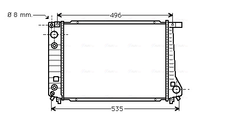 Radiateur Ava Cooling BW2087