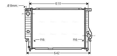 Radiateur Ava Cooling BW2167