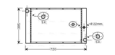 Radiateur Ava Cooling BW2277