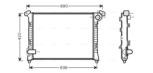 Radiateur Ava Cooling BW2286