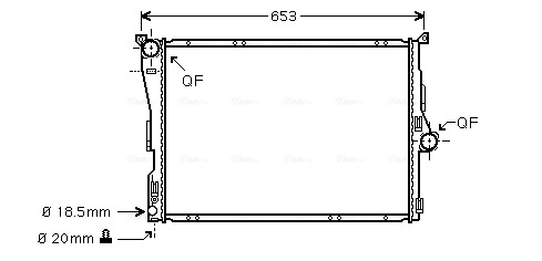 Radiateur Ava Cooling BW2288