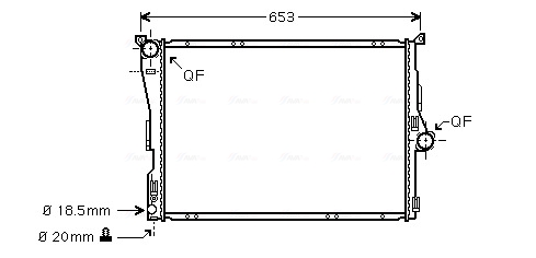 Radiateur Ava Cooling BW2304