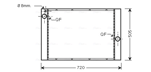 Radiateur Ava Cooling BW2405