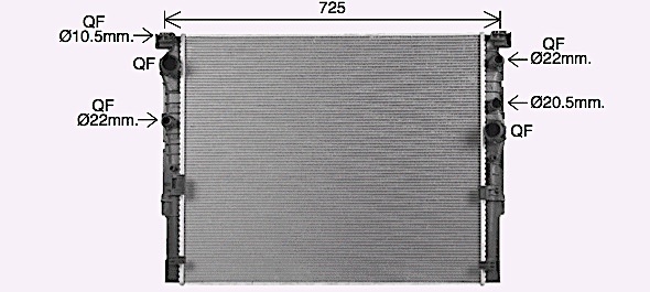 Radiateur Ava Cooling BW2618