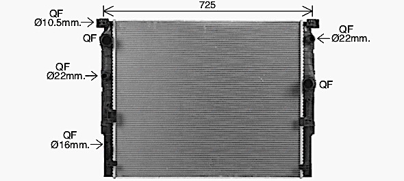 Radiateur Ava Cooling BW2620