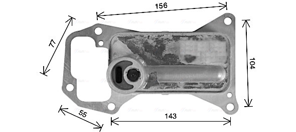 Oliekoeler motorolie Ava Cooling BW3592