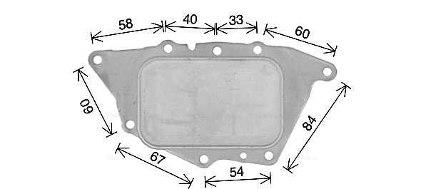 Oliekoeler motorolie Ava Cooling BW3594