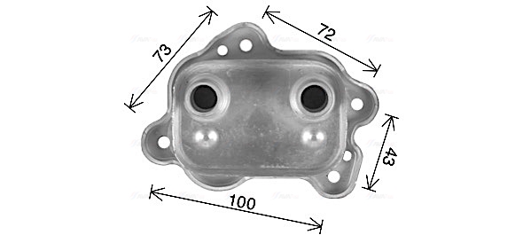 Oliekoeler motorolie Ava Cooling BW3595