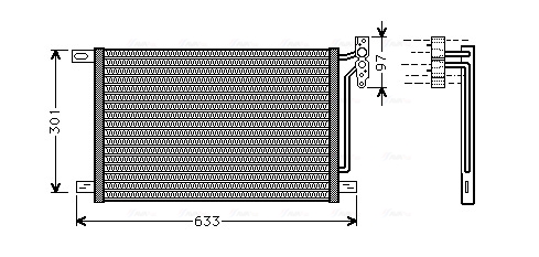 Airco condensor Ava Cooling BW5215