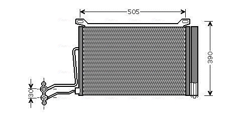 Airco condensor Ava Cooling BW5264D