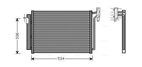 Airco condensor Ava Cooling BW5281D